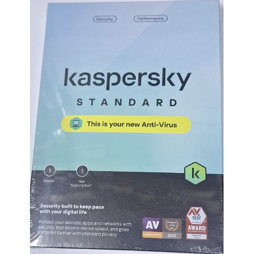 KASPERSKY STANADARD 1 USER 1 YEAR