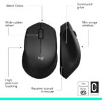 LOGITECH M330 BLACK SILENT PLUS WIRELESS MOUSE