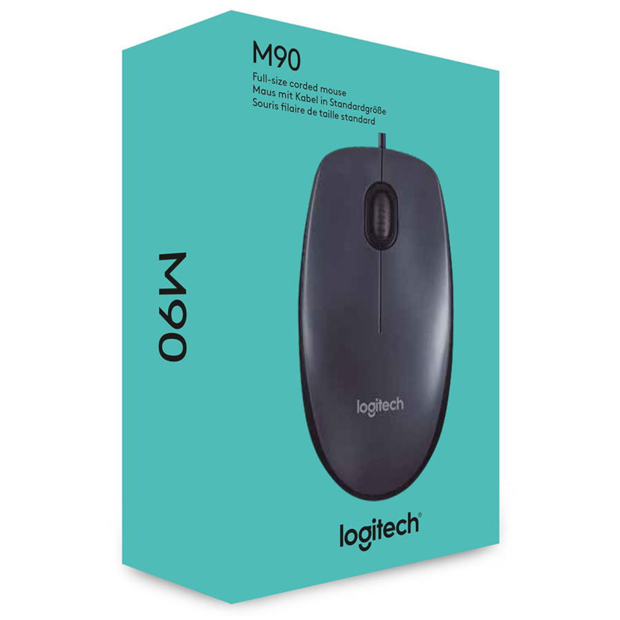 LOGITECH M90 GREY CORDED