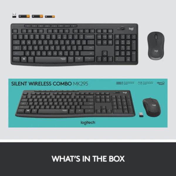 LOGITECH MK 295 KEYBOARD AND MOUSE COMBO