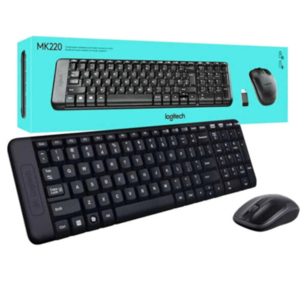 LOGITECH MK220 WIRELESS KEYBOARD AND MOUSE COMBO