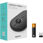 Logitech M350 Pebble Wireless and Bluetooth Mouse - Image 2