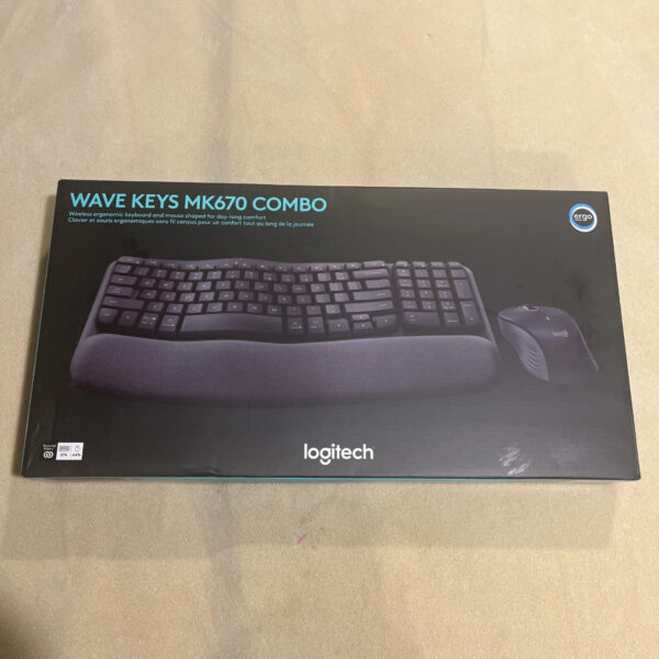 Logitech Wave Keys and Lift Combo Wireless and Bluetooth Keyboard and Mouse Combo