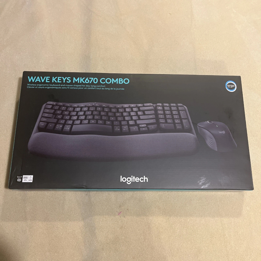 Logitech Wave Keys and Lift Combo Wireless and Bluetooth Keyboard and Mouse Combo